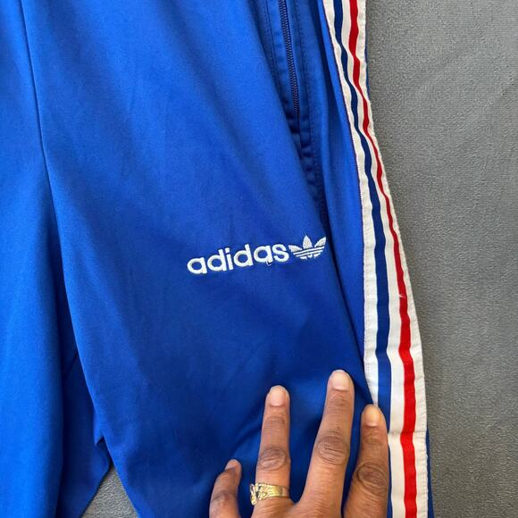 Vintage Adidas Joggers Aloxe Small 3 Stripes USA Joggers Soccer Out of Stock - Picture 7 of 16